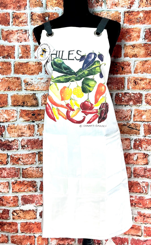 Chiles Cotton Apron