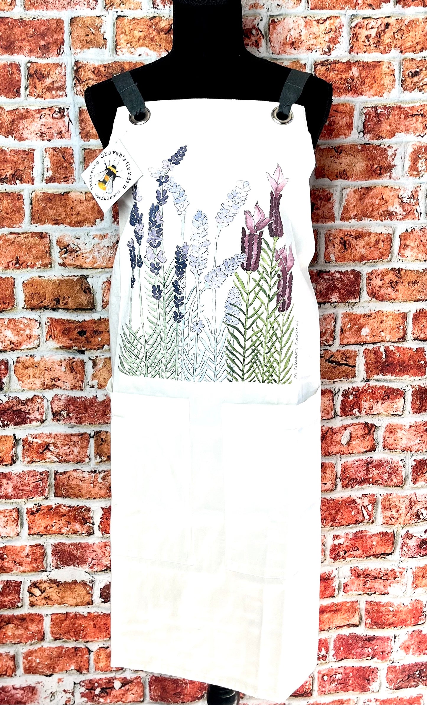 Lavender Cotton Apron