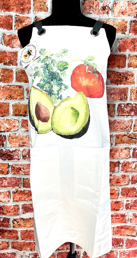 Salsa and Guac Cotton Apron