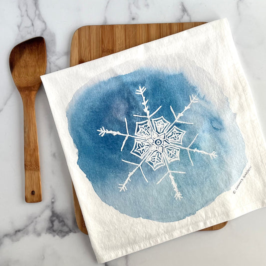 Snowflake Flour Sack Tea Towel