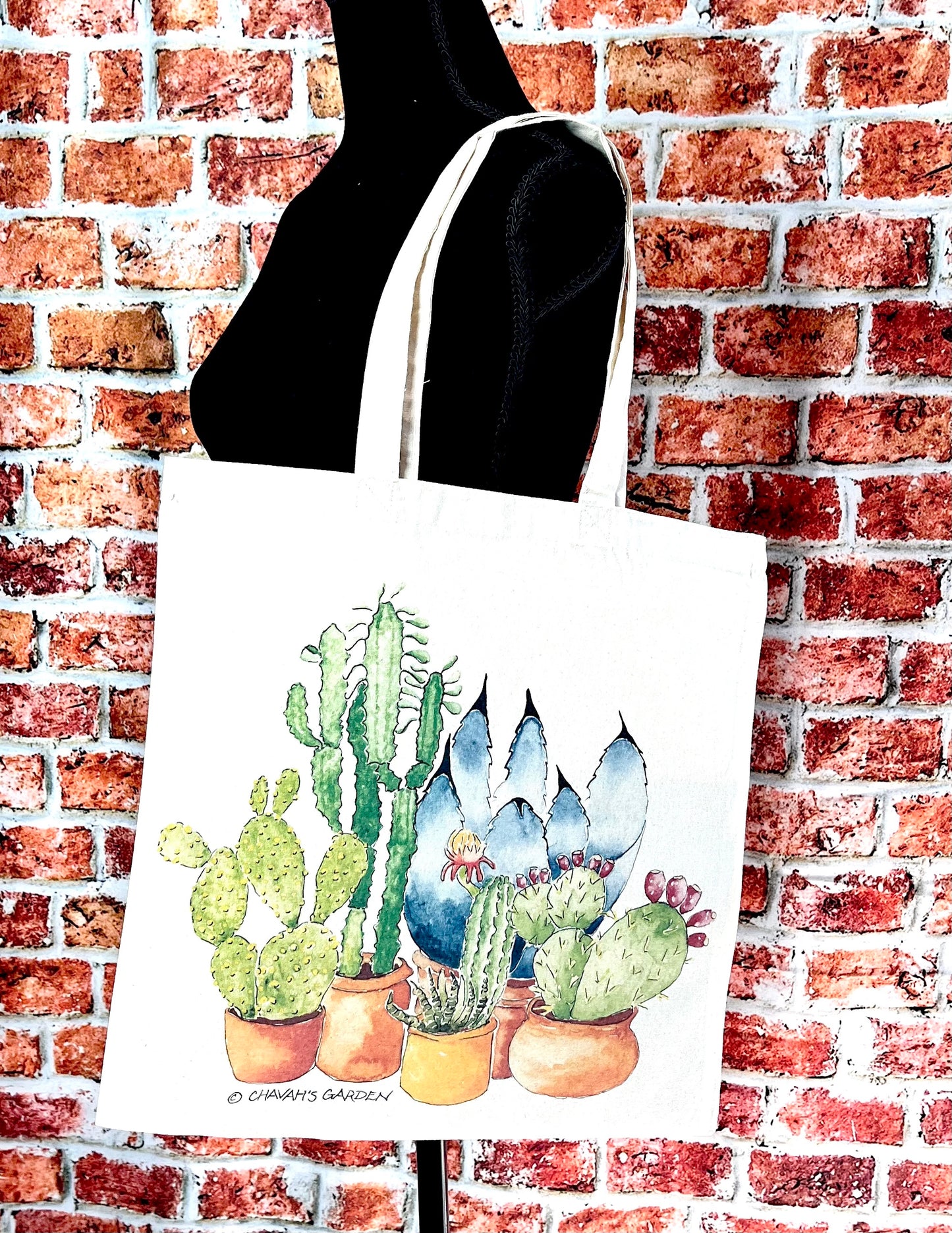 Succulents Tote Bag