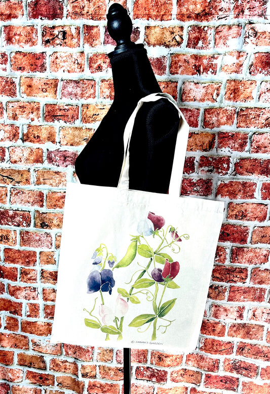 Sweet Peas Tote Bag