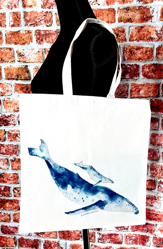 Whale Tote Bag