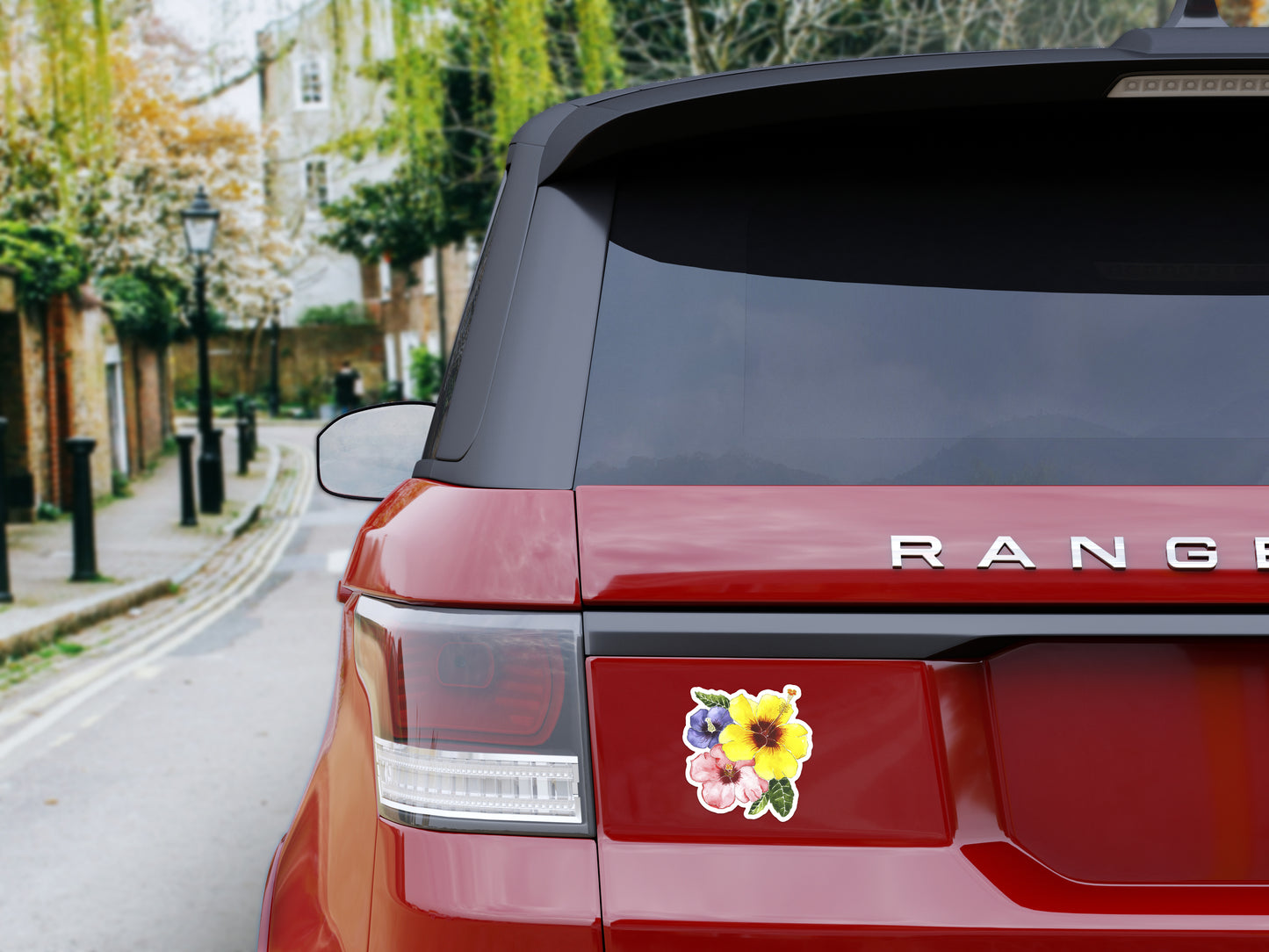 Bumper Sticker, Hibiscus